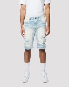 Fashion-forward items Grindhouse Essential Denim Speckle Blue Shorts Clearance fashion