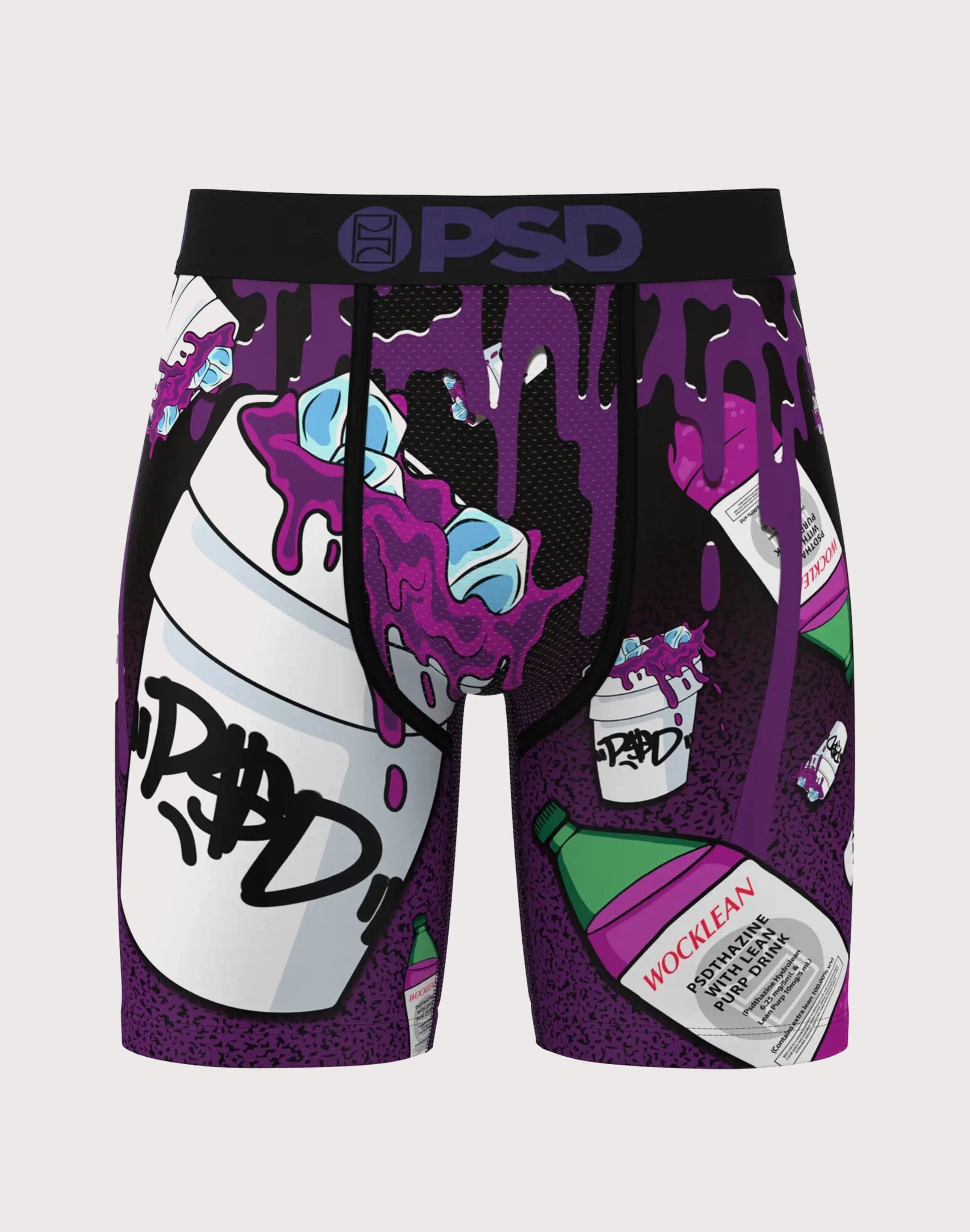 Psd Underwear Purple Wock Underwear Minimalist fashion Suede - finished fashion