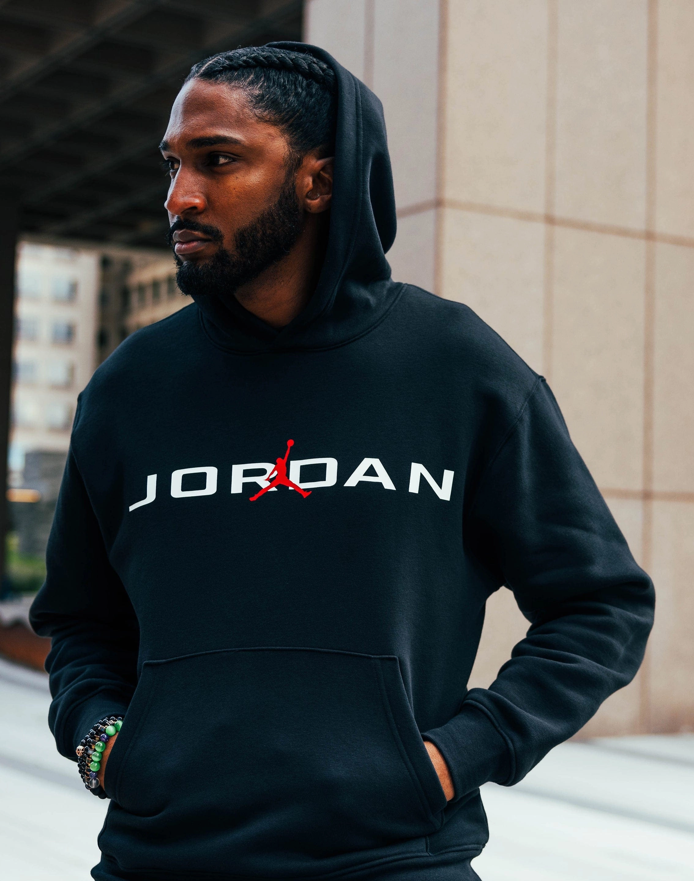 Free shipping offers Jordan Air Stretch Fleece Hoodie Seasonal wear
