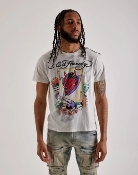 Fashion inspiration Ed Hardy Joker Tee Clothing prices