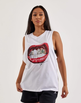 Fashion inspiration Jordan Flight Sleeveless Tee Party wear