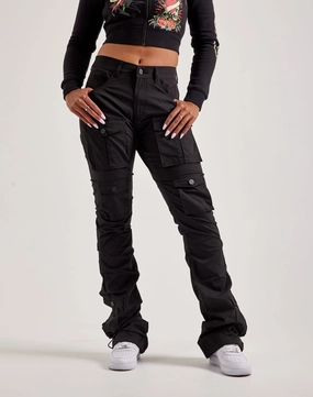 Fashion inspiration Smoke Rise Stacked Nylon Cargo Pants Fashion influencers' recommendations