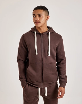 Fashion labels DH Essentials Basic Full-Zip Fleece Hoodie Workwear options