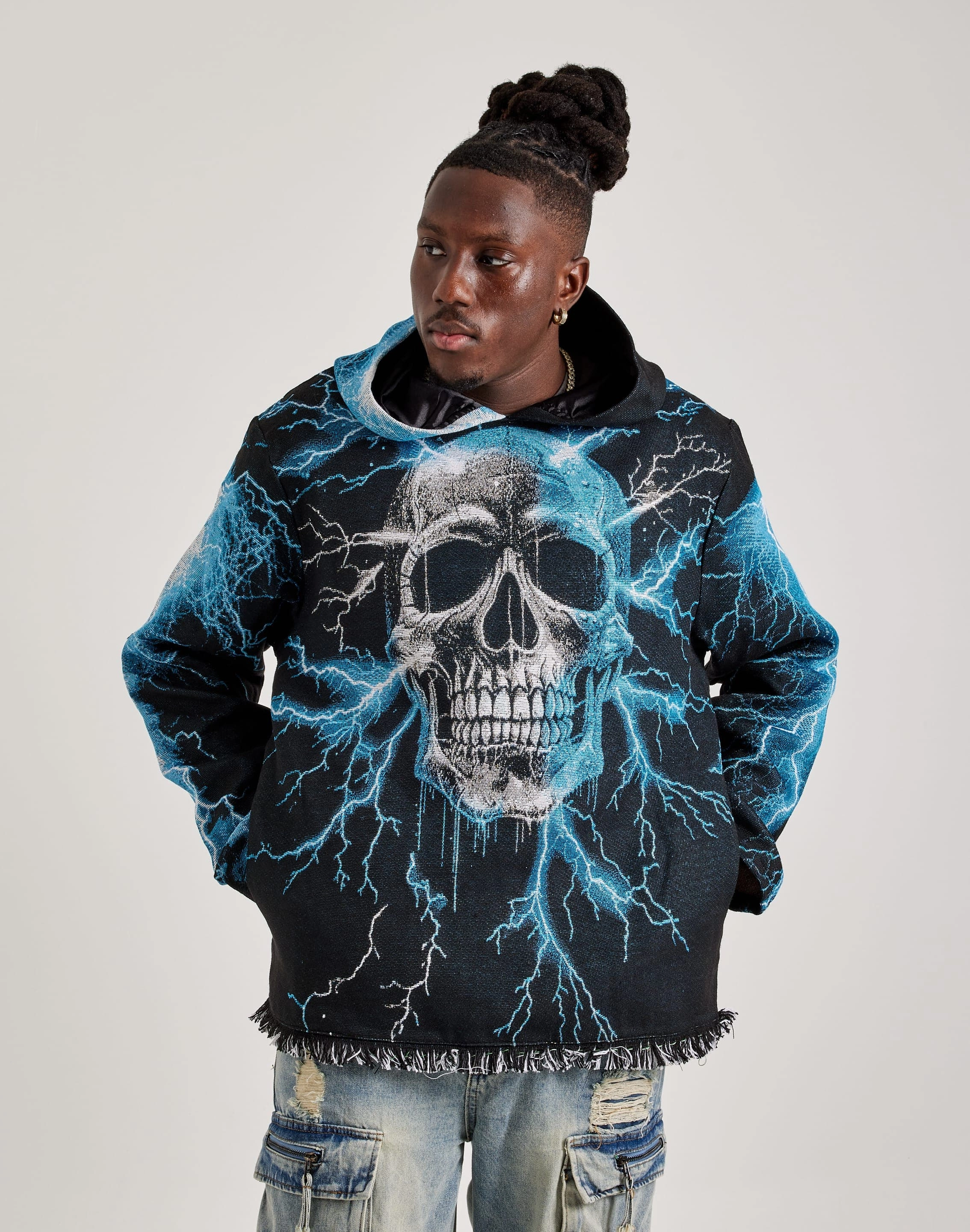 Majestik No Way Out Tapestry Hoodie Wardrobe staples Fashion technology