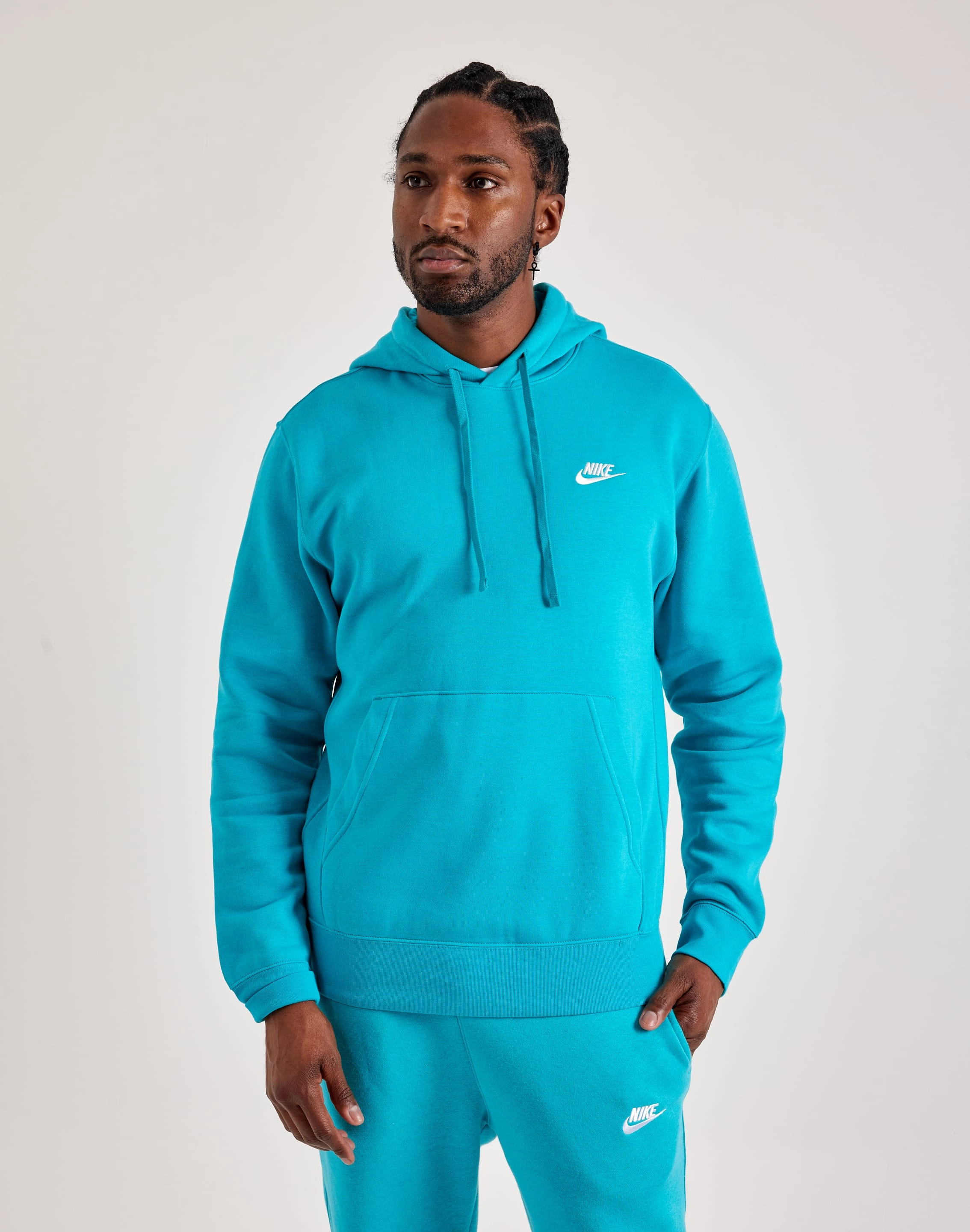 Modern fashion Nike Club Fleece Pullover Hoodie Polyester - used fashion