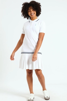 Fashion lookbook Girls Cally Pleated Dress - White Lingerie and intimates