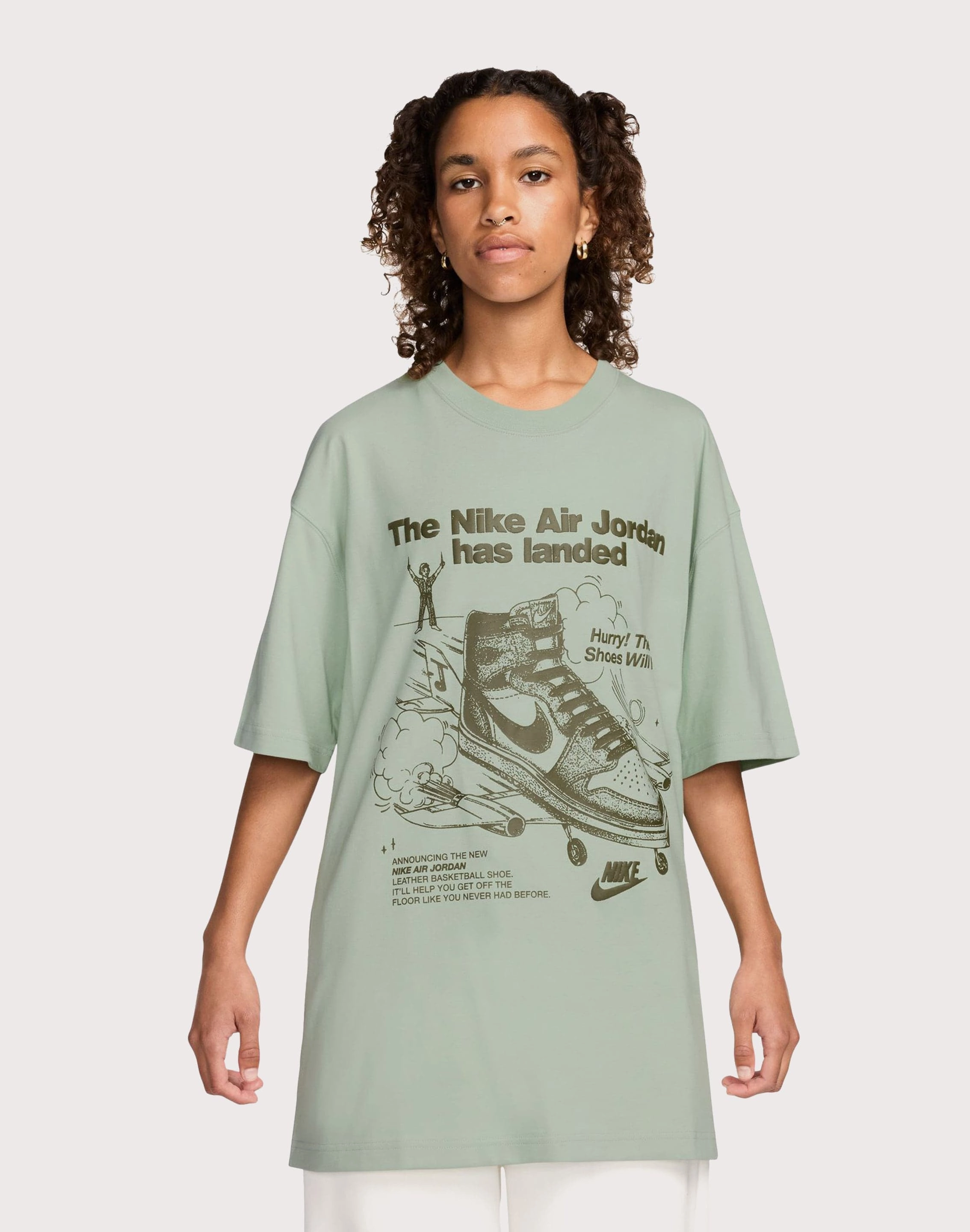 Fashion models Jordan Oversized Graphic Tee Casual wear options