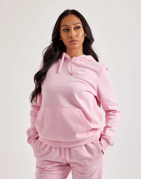 Fashion museums Nike Club Fleece Pullover Hoodie Leather - material fashion