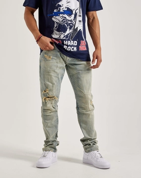 Fashion must - haves Smoke Rise Rip & Repair Slim Denim Jeans Fashionable options