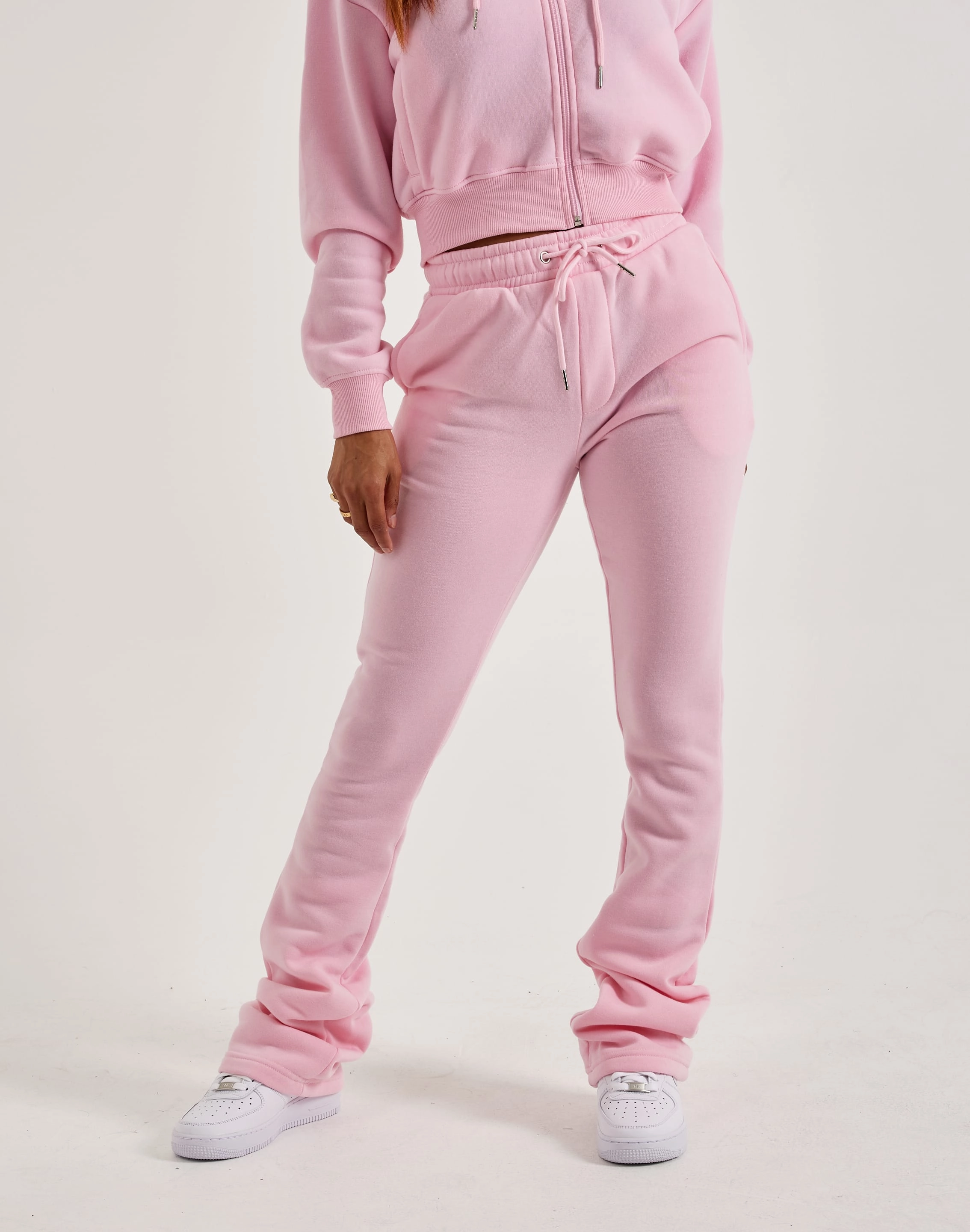 Red Fox Stacked Fleece Sweatpants Nylon - included fashion Fashion museums