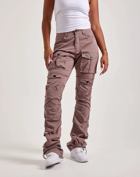 Fashion photography Smoke Rise Stacked Nylon Cargo Pants Fashion care (washing, ironing, etc.)