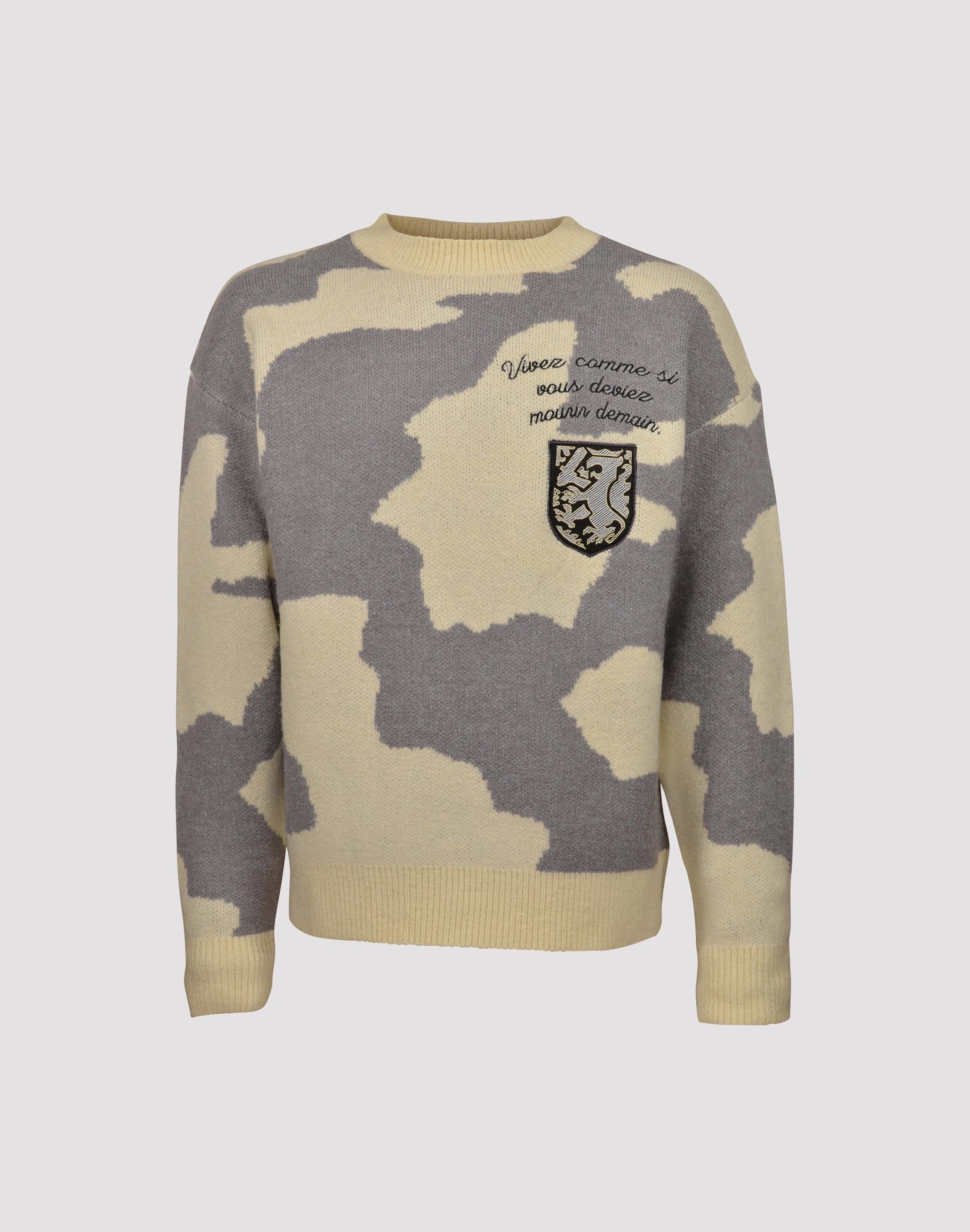 Retro fashion finds Grindhouse Spot Varsity Grey Sweater Fashion swaps