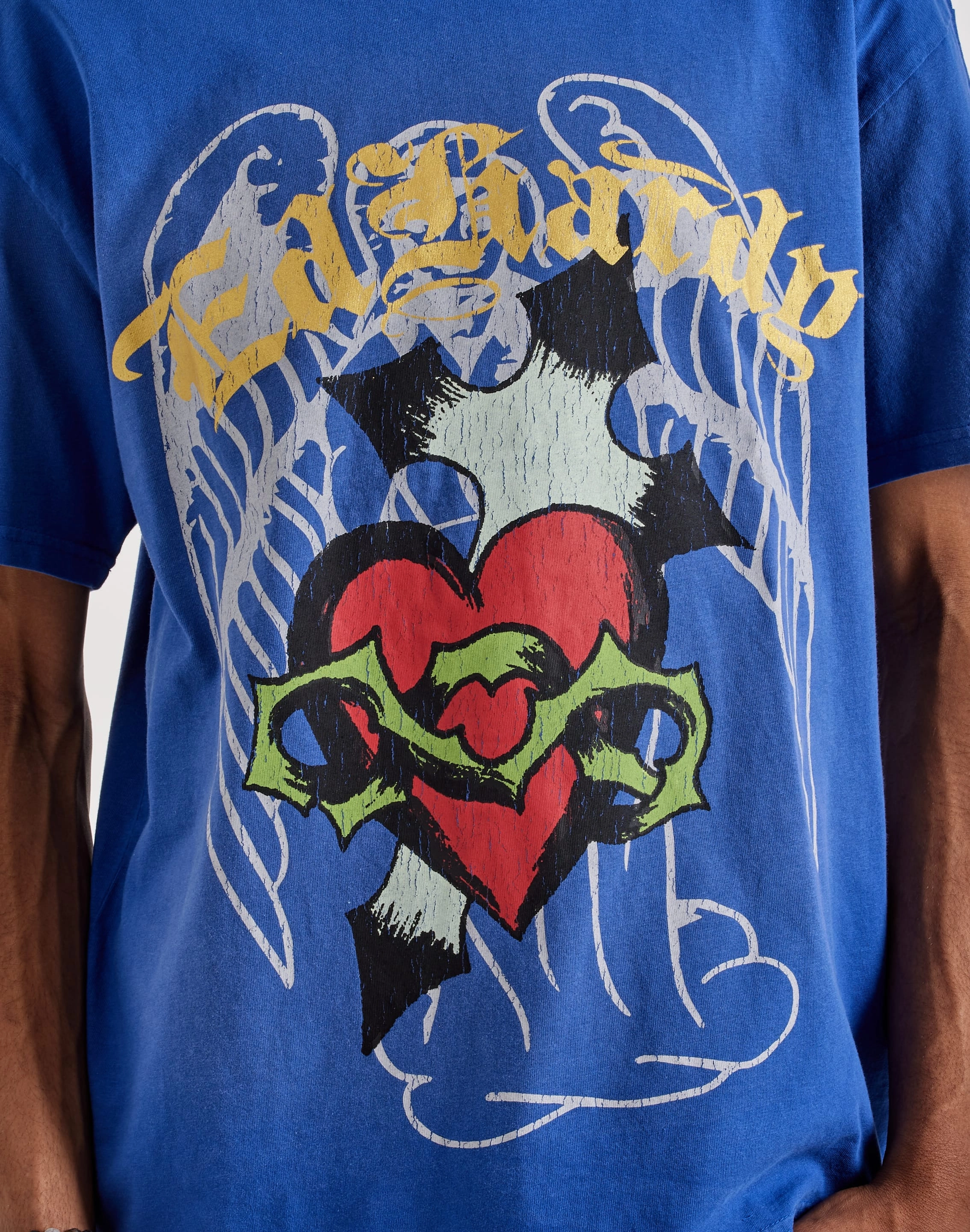 Fashion sizes Ed Hardy  Sacred Heart Washed Boxy Tee