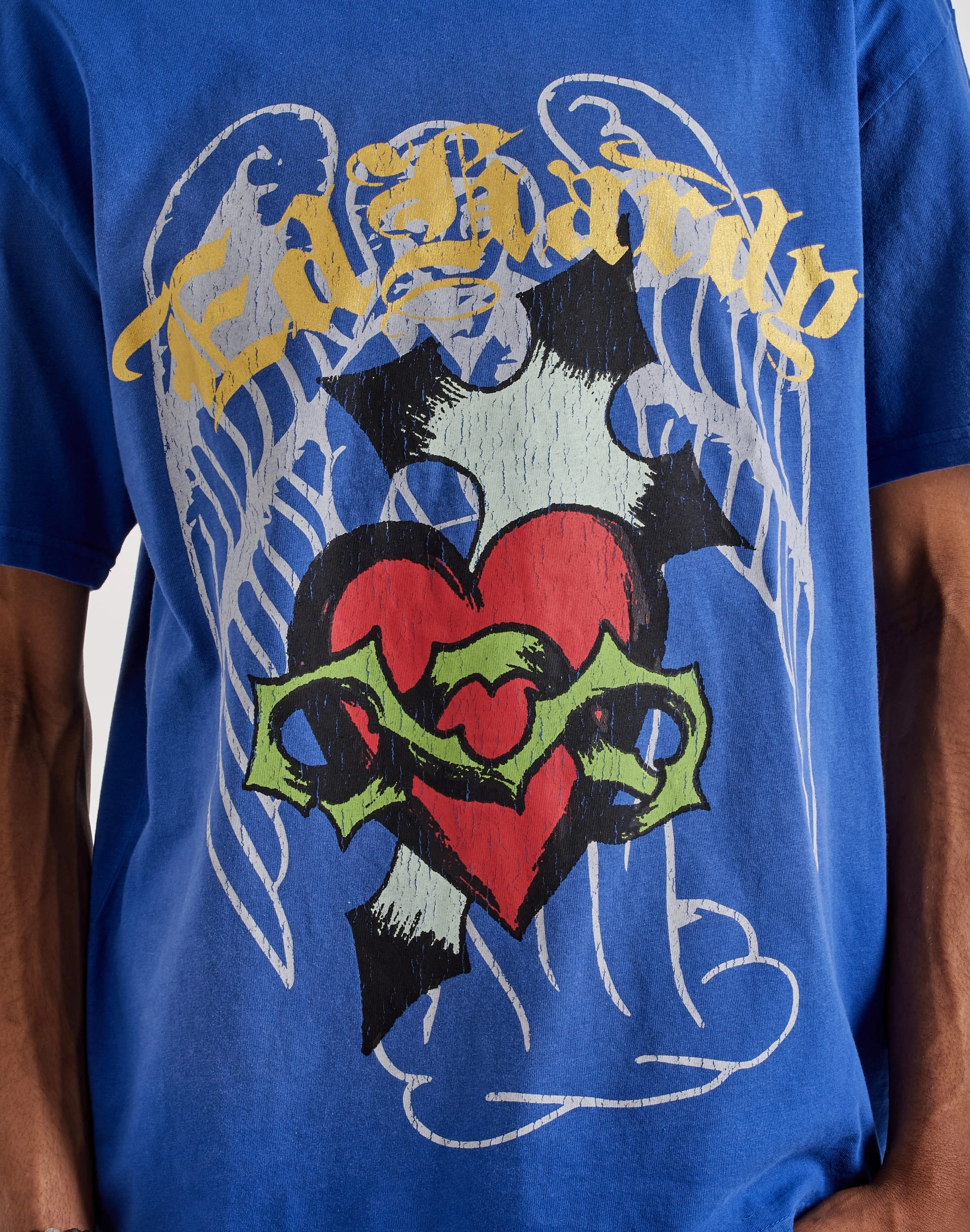 Fashion sizes Ed Hardy  Sacred Heart Washed Boxy Tee