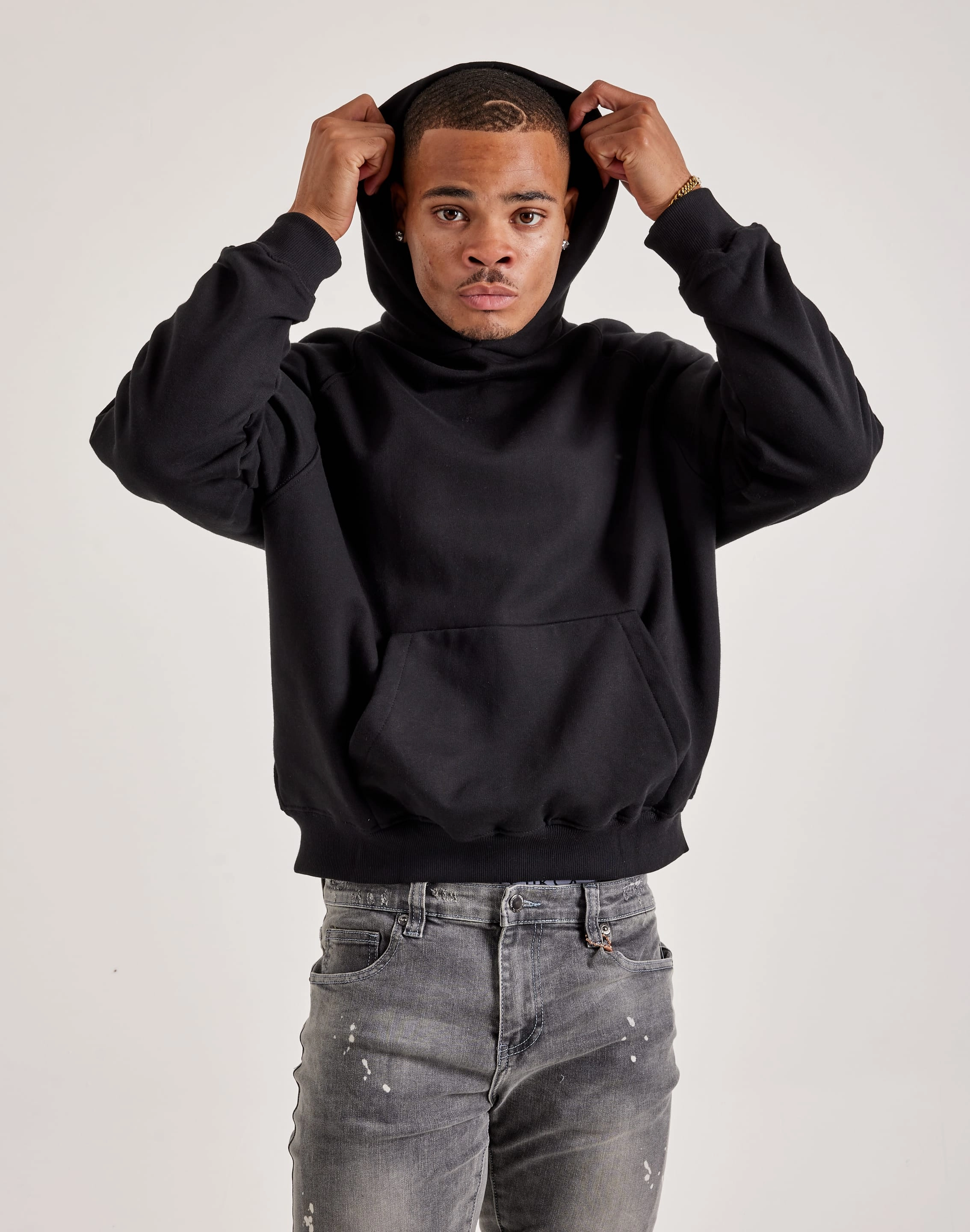 Fashion sizes MNML Relaxed Everyday Hoodie Recycled fashion materials