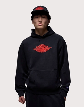 Fashion storage (wardrobes, hangers, etc.) Jordan Jordan Rare Air Fleece Pullover Hoodie Embroidered fashion