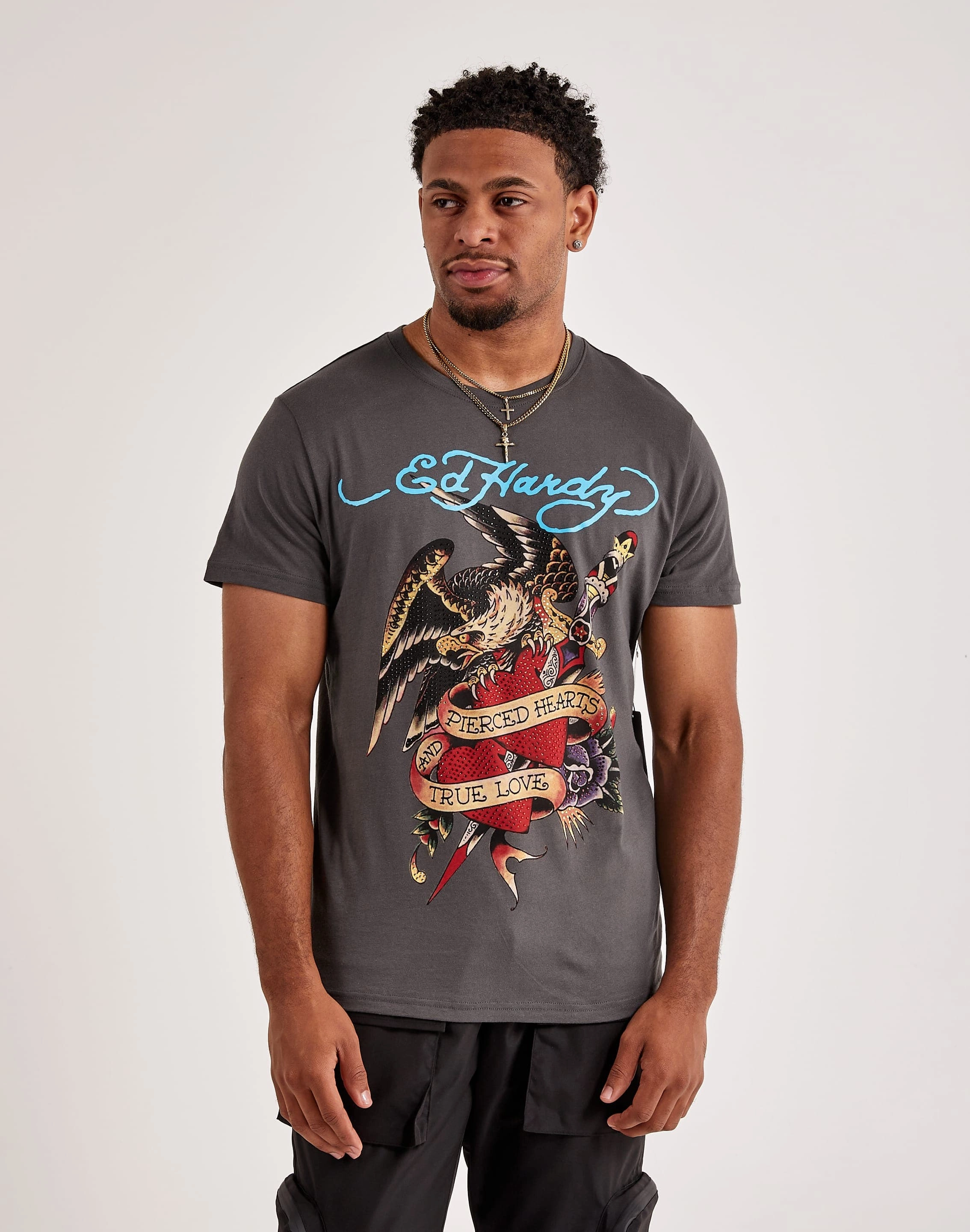 Ed Hardy Eagle Dagger Tee New fashion arrivals Cotton - made fashion