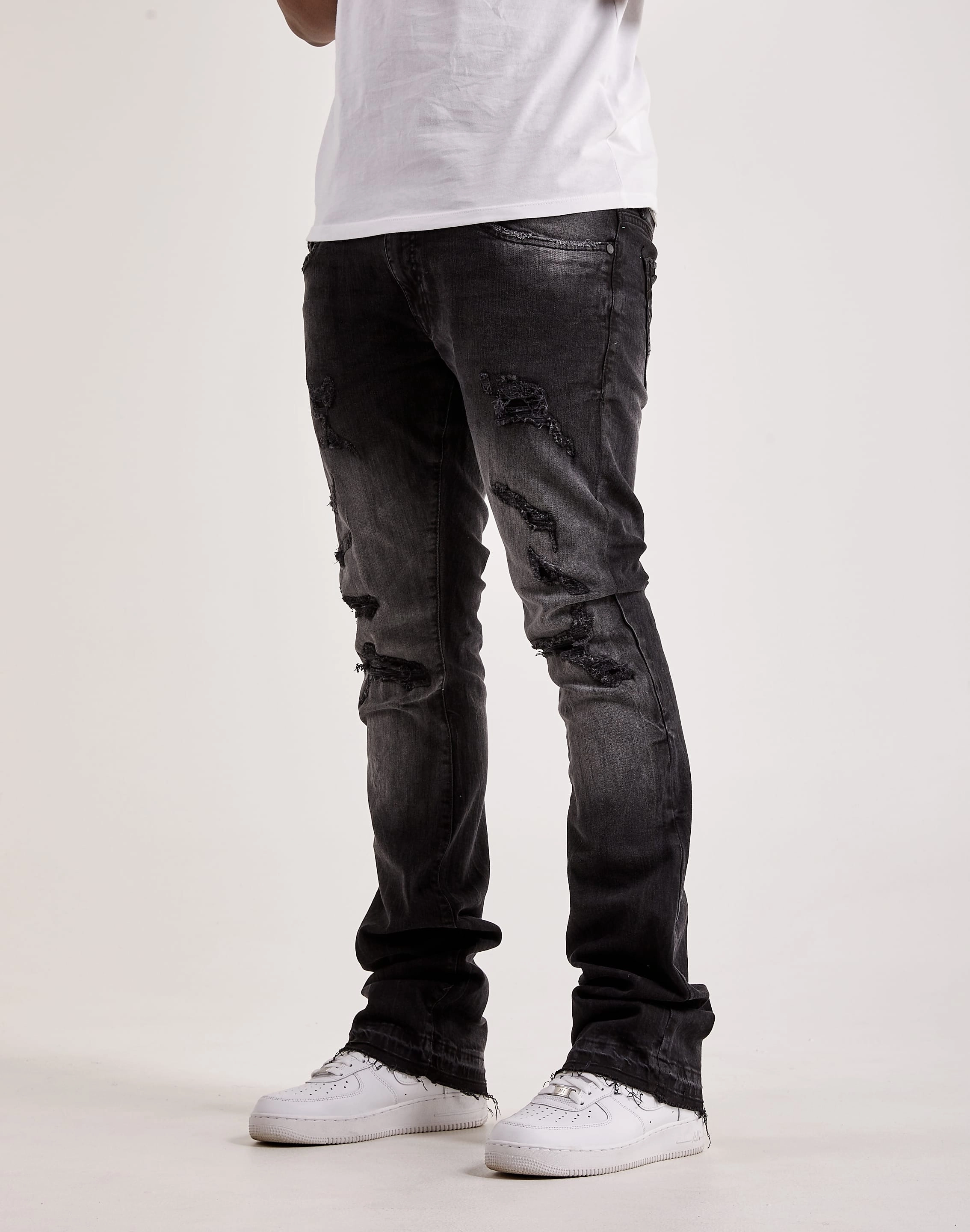 Jordan Craig Stacked Denim Jeans Preppy style items Style statements