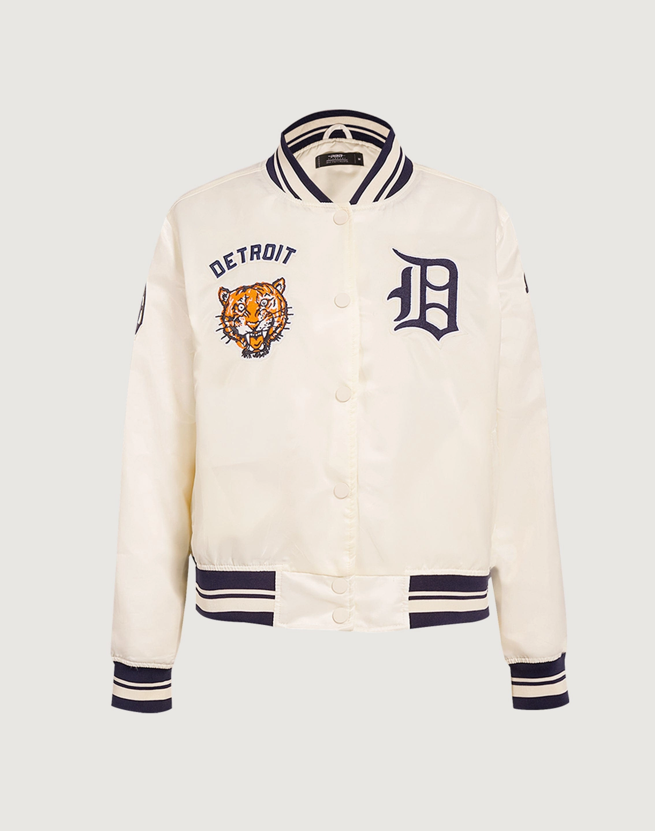 Fashion technology Pro Standard Detroit Tigers Retro Classic Rib Satin Jacket Fashion catalog
