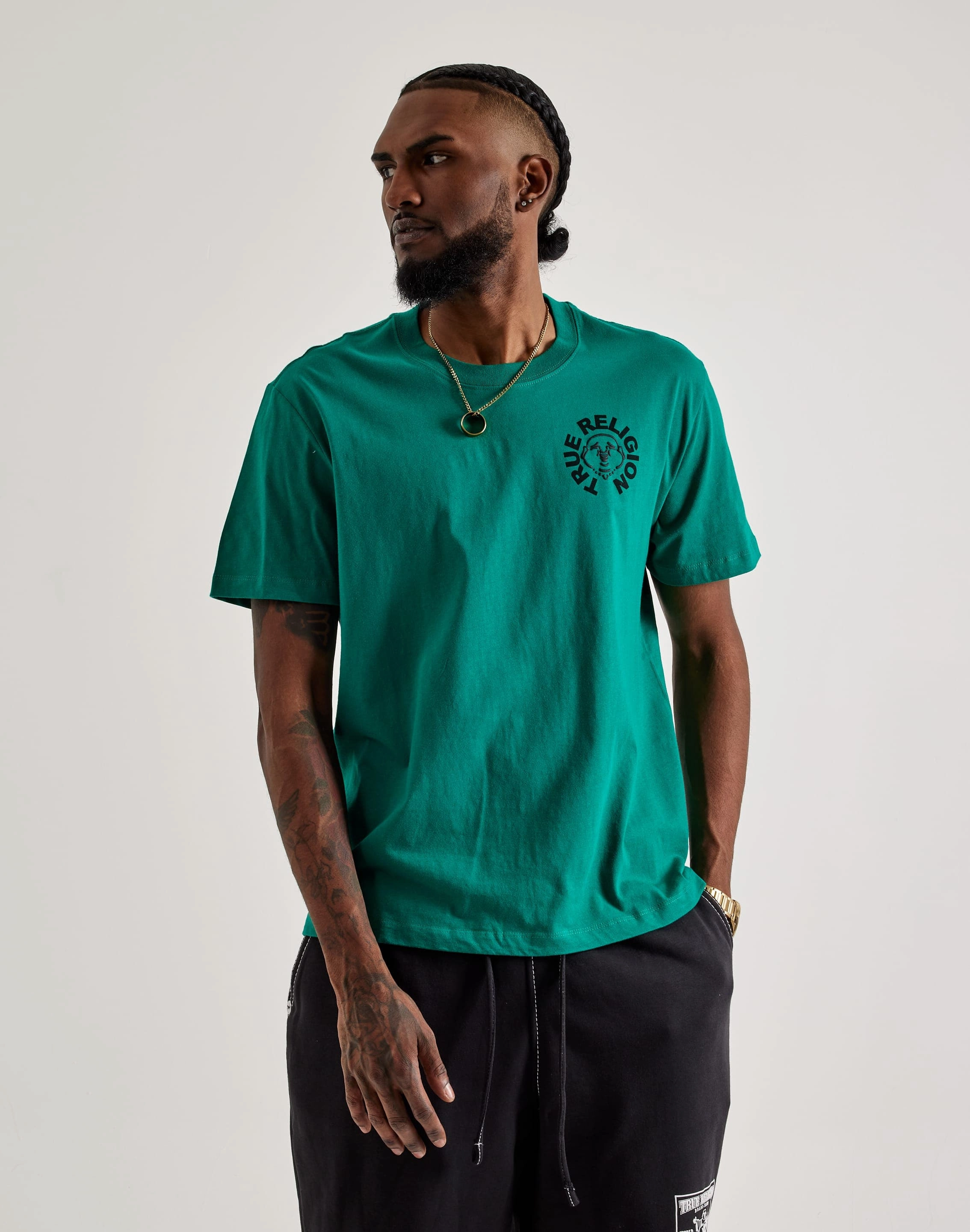Fashion technology True Religion Buddha Face Tee Fashion-forward items
