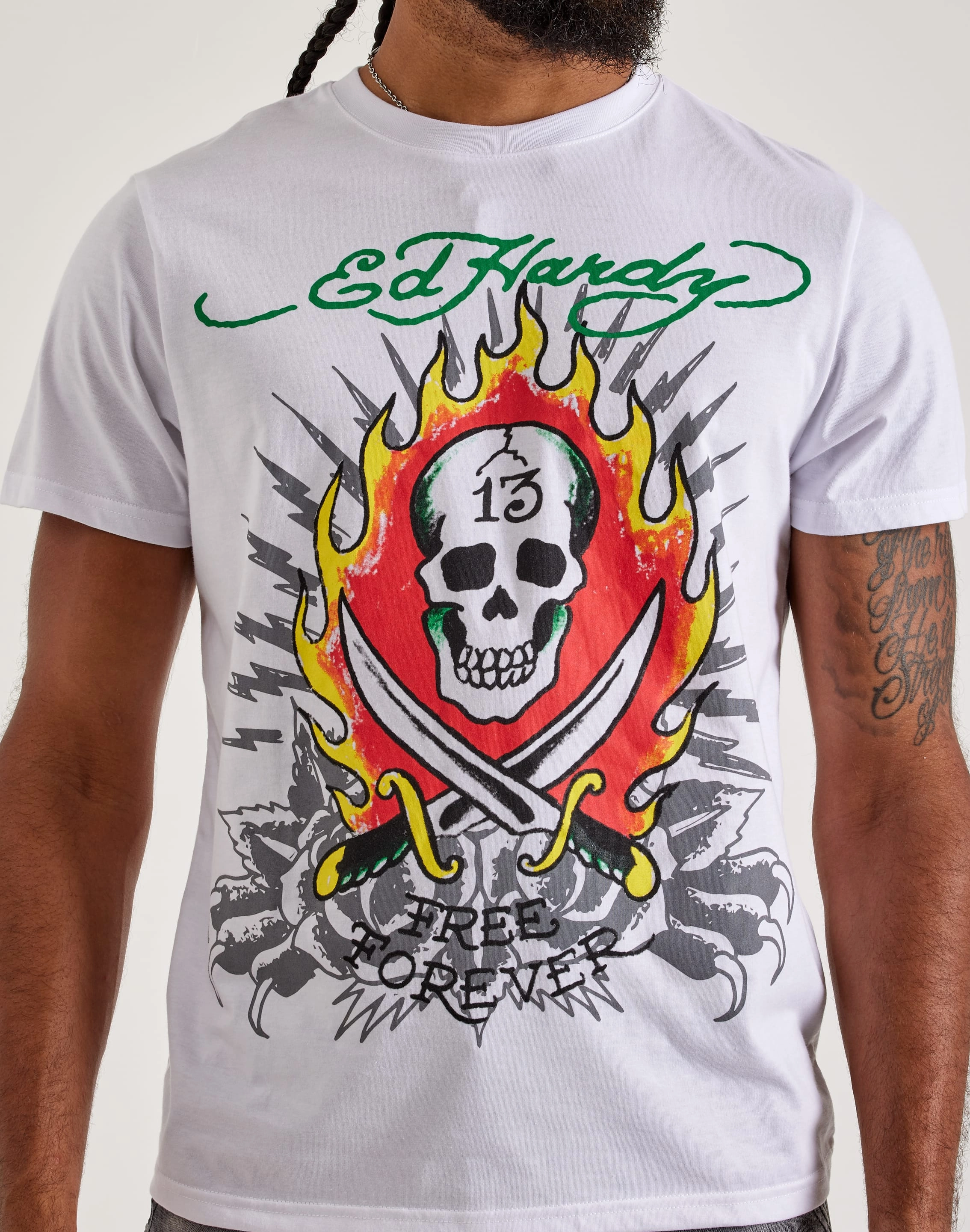 Fashion trends by region Ed Hardy 13 Skull Tee