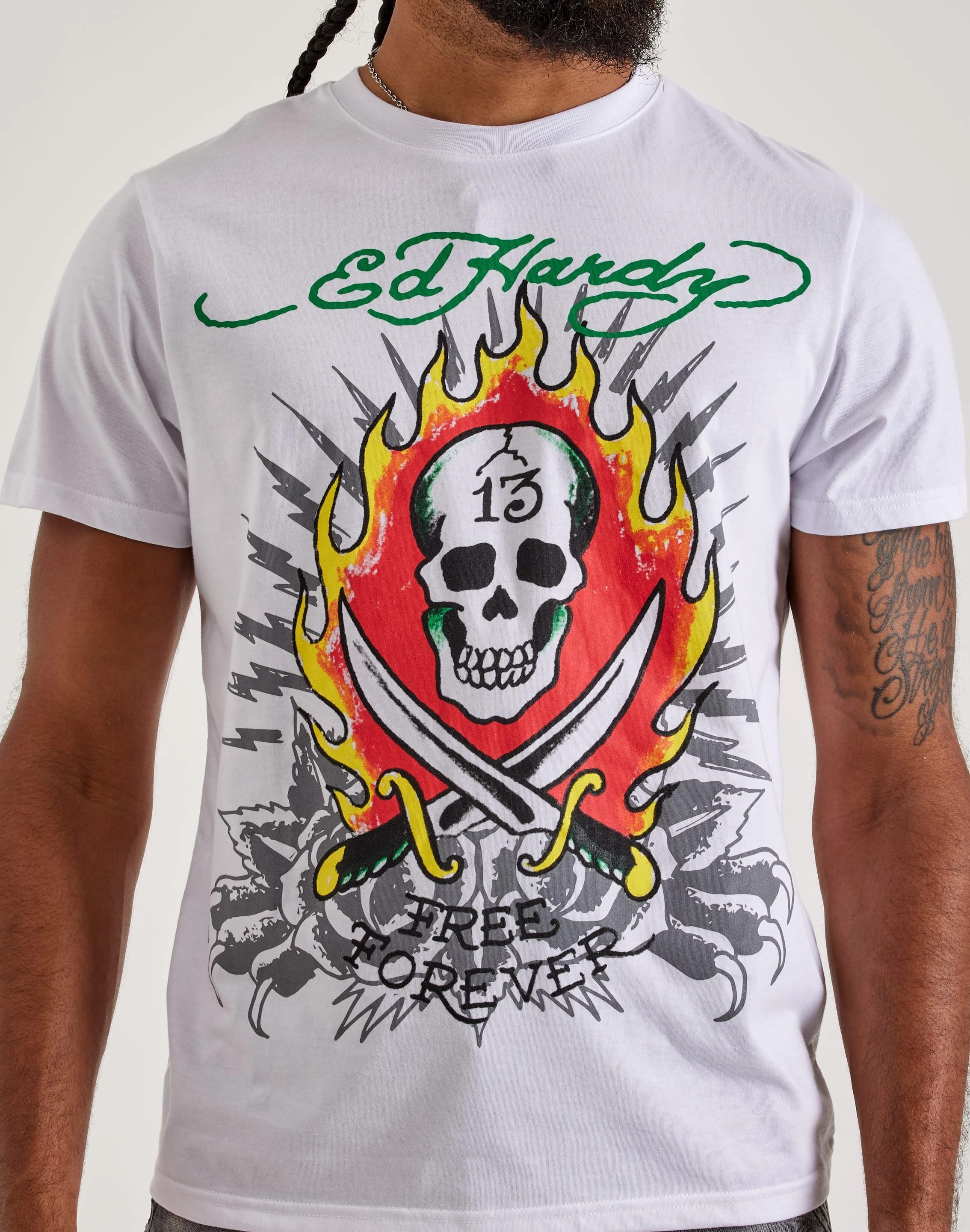 Fashion trends by region Ed Hardy 13 Skull Tee