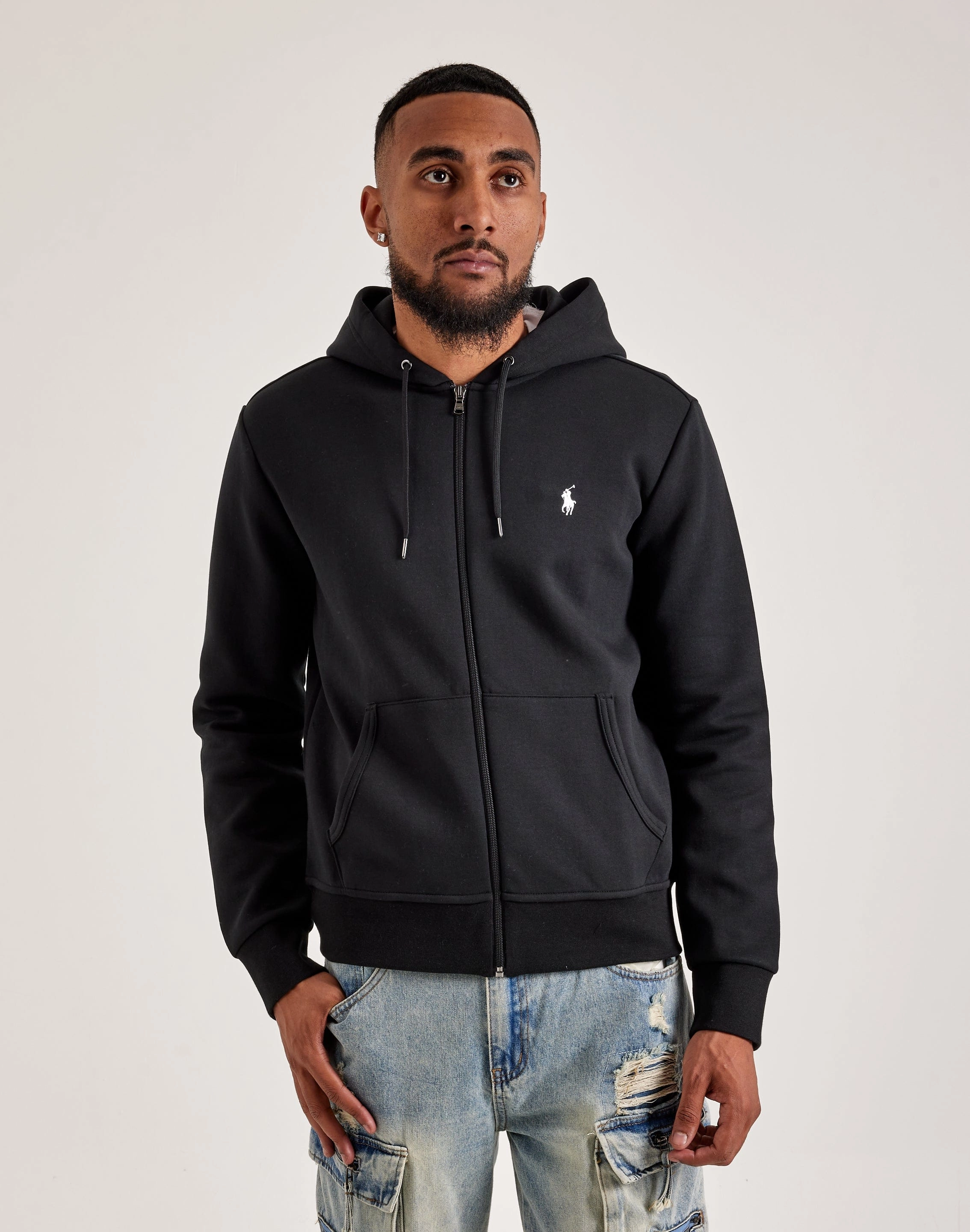 Denim - based fashion Polo Ralph Lauren Double-Knit Full-Zip Hoodie Quality apparel