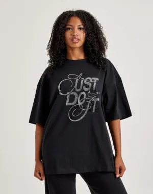 Fashionable options Nike Oversized Rhinestone Tee Fashion trends