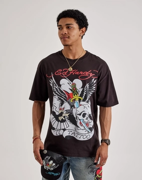 Fashionable goods Ed Hardy '77 Eagle Boxy Tee Fashion influencers' recommendations