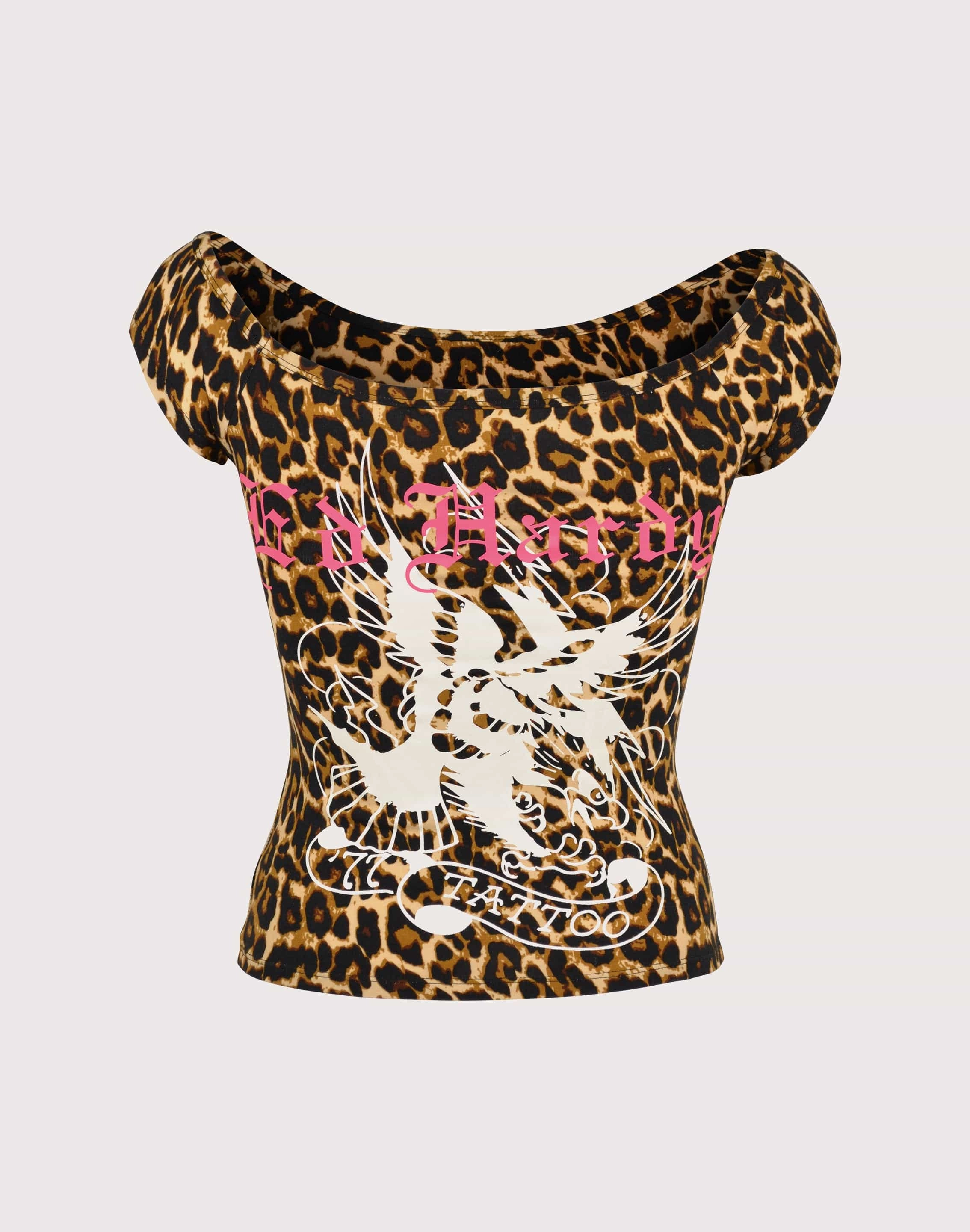 Fashionable goods Ed Hardy Leo Heart Shirt