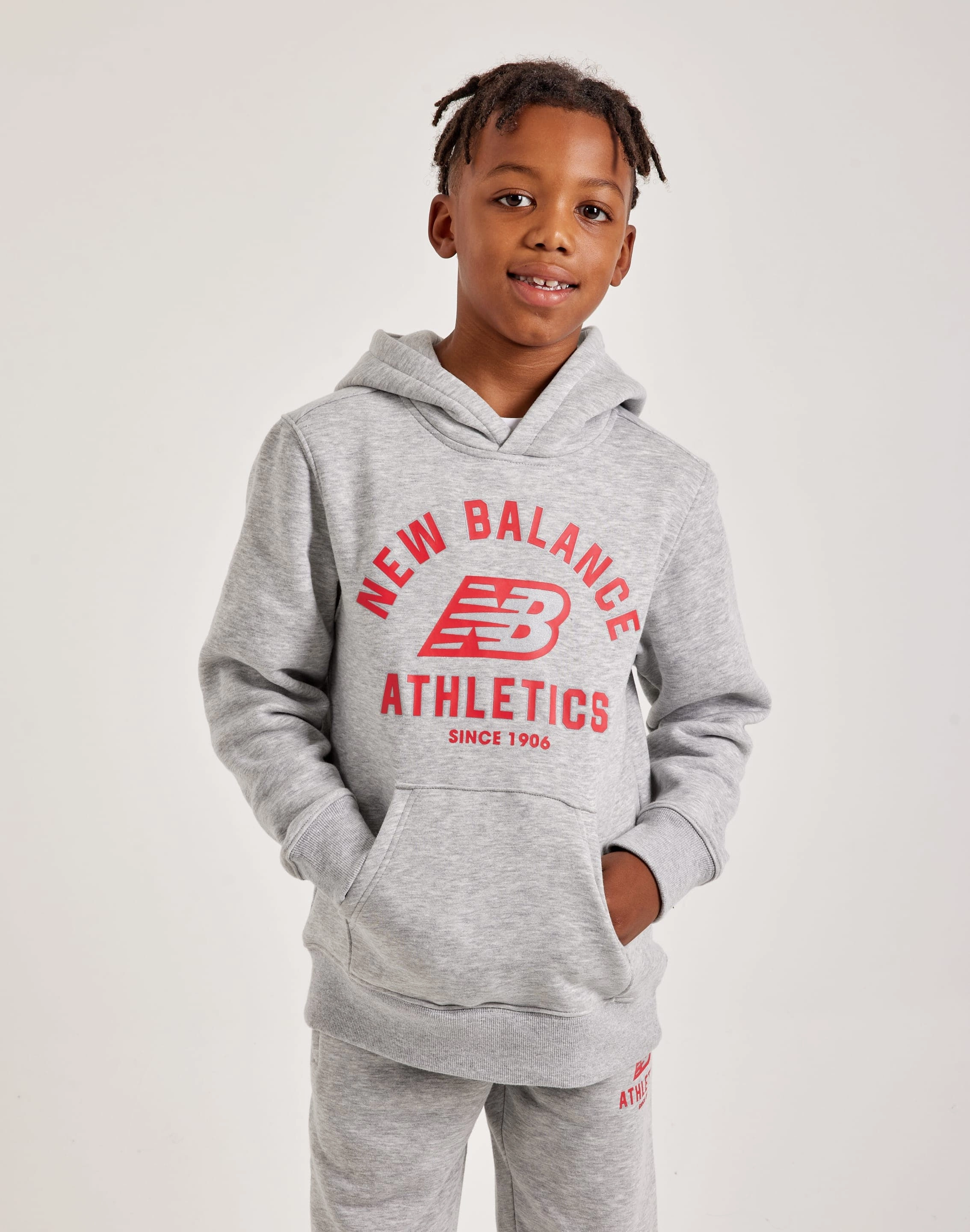 Embroidered fashion New Balance Tinsel Hoodie Grade-School Formal wear selections