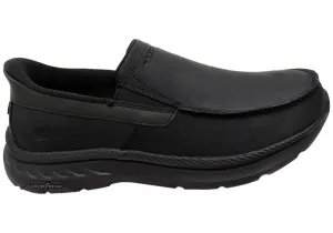 Filters Skechers Mens Slip Ins Pollard Osgood Extra Wide Fit Leather Shoes Women's Grooming