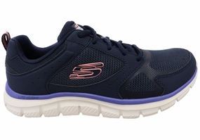Flights Skechers Womens Track Grand Scene Comfortable Memory Foam Shoes Beaded Accents