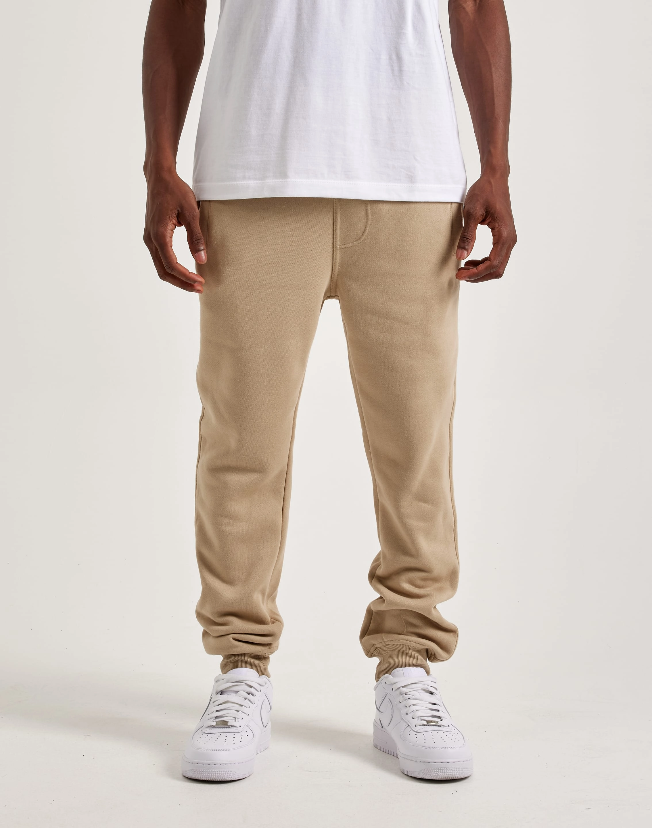 DH Essentials Basic Cuff Fleece Pants Denim - based fashion Comfortable apparel