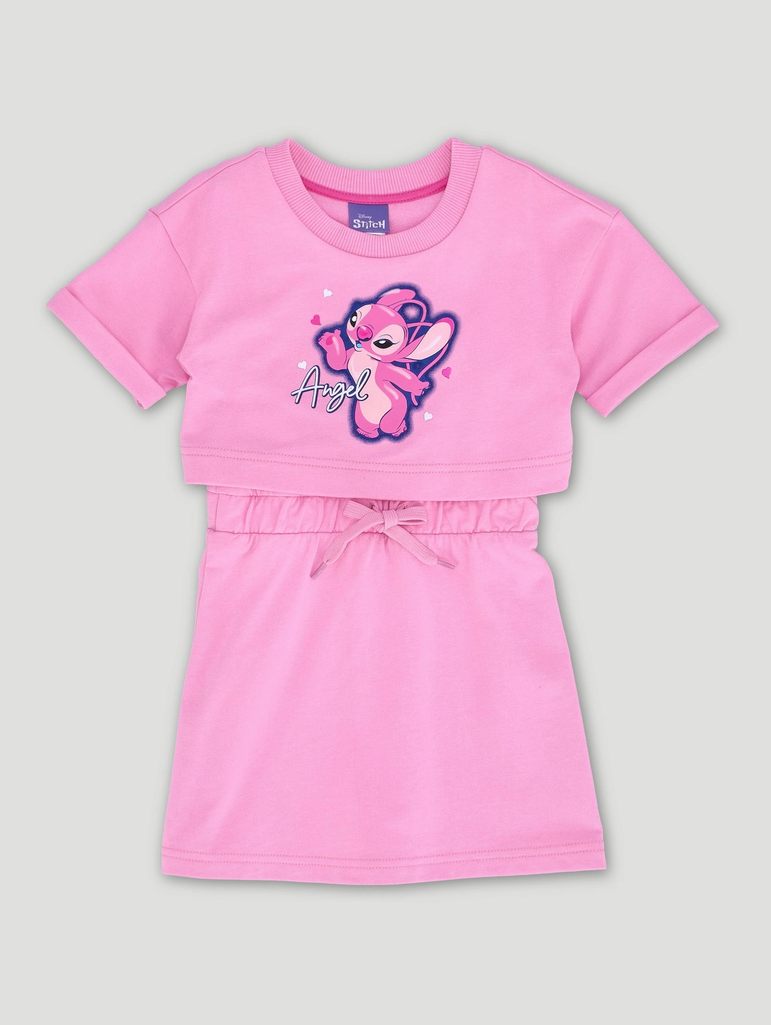 Fashion for all body types Pre-Girls Lilo & Stitch Dress Twofer Set - Pink Clothing prices