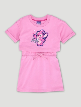 Formal wear selections Pre-Girls Lilo & Stitch Dress Twofer Set - Pink Activewear gear