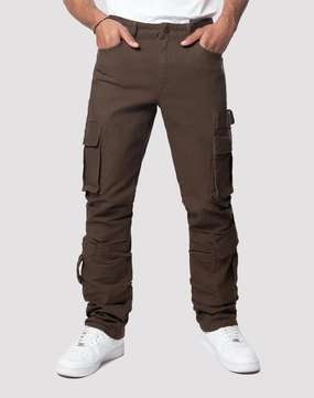 Free shipping offers Grindhouse Cargo Straight Fit Denim Jeans With Loops Silk - fabric fashion