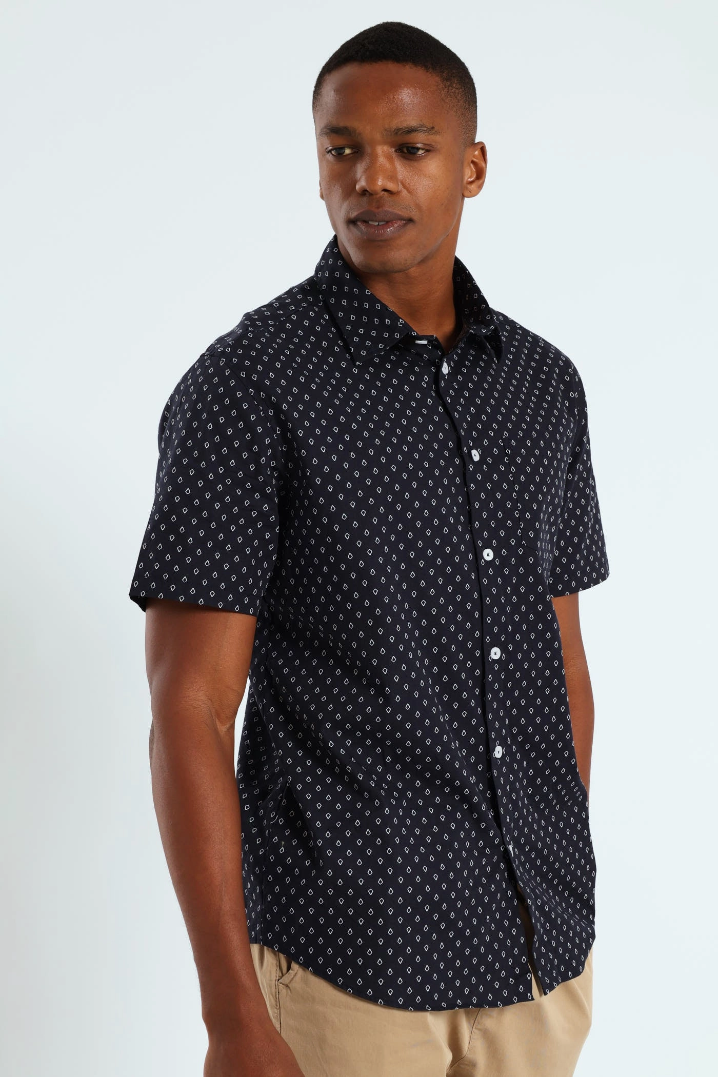 Free shipping offers Shield Shirt - Navy Bohemian style items