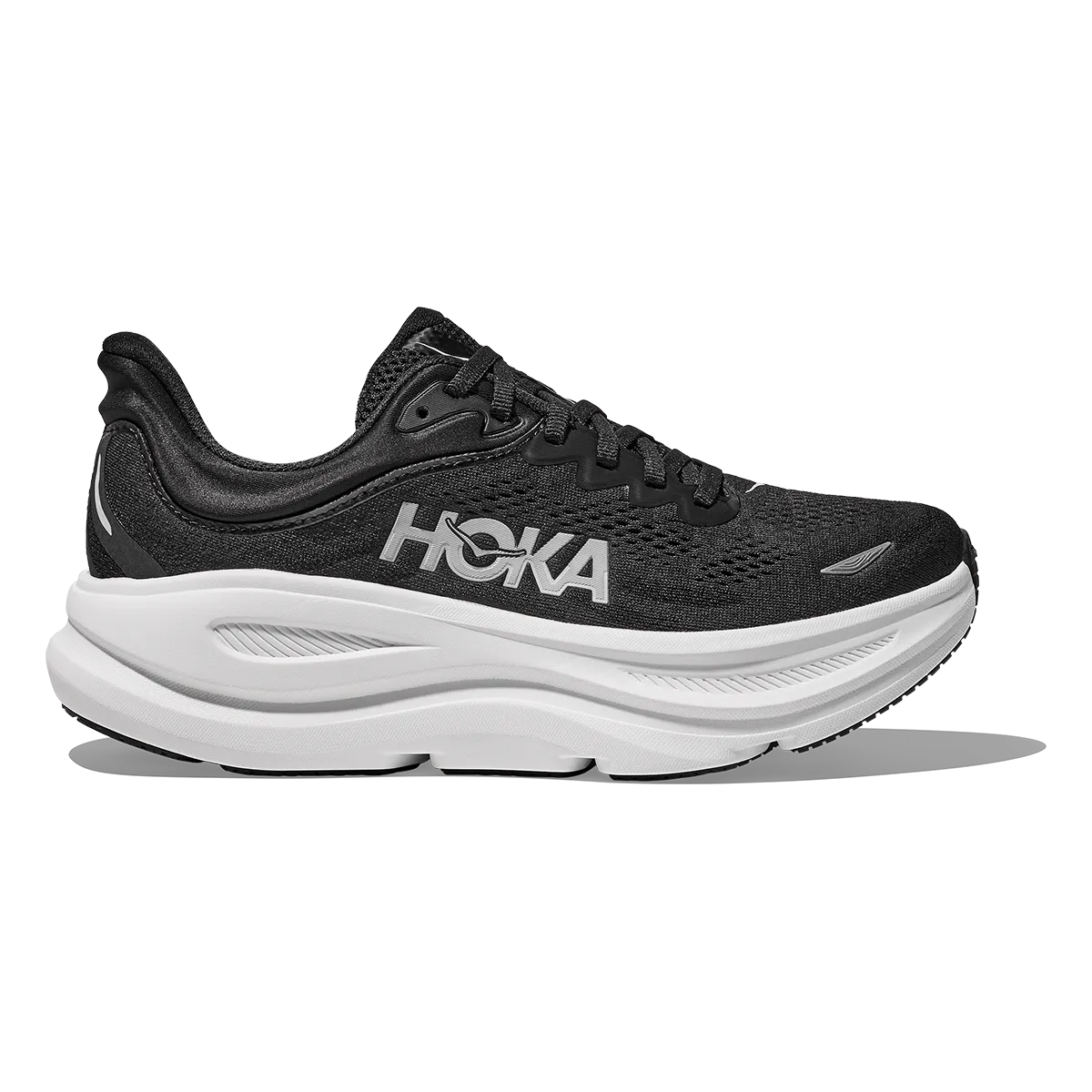 Hoka Bondi 9 Black - White Vogue Playful