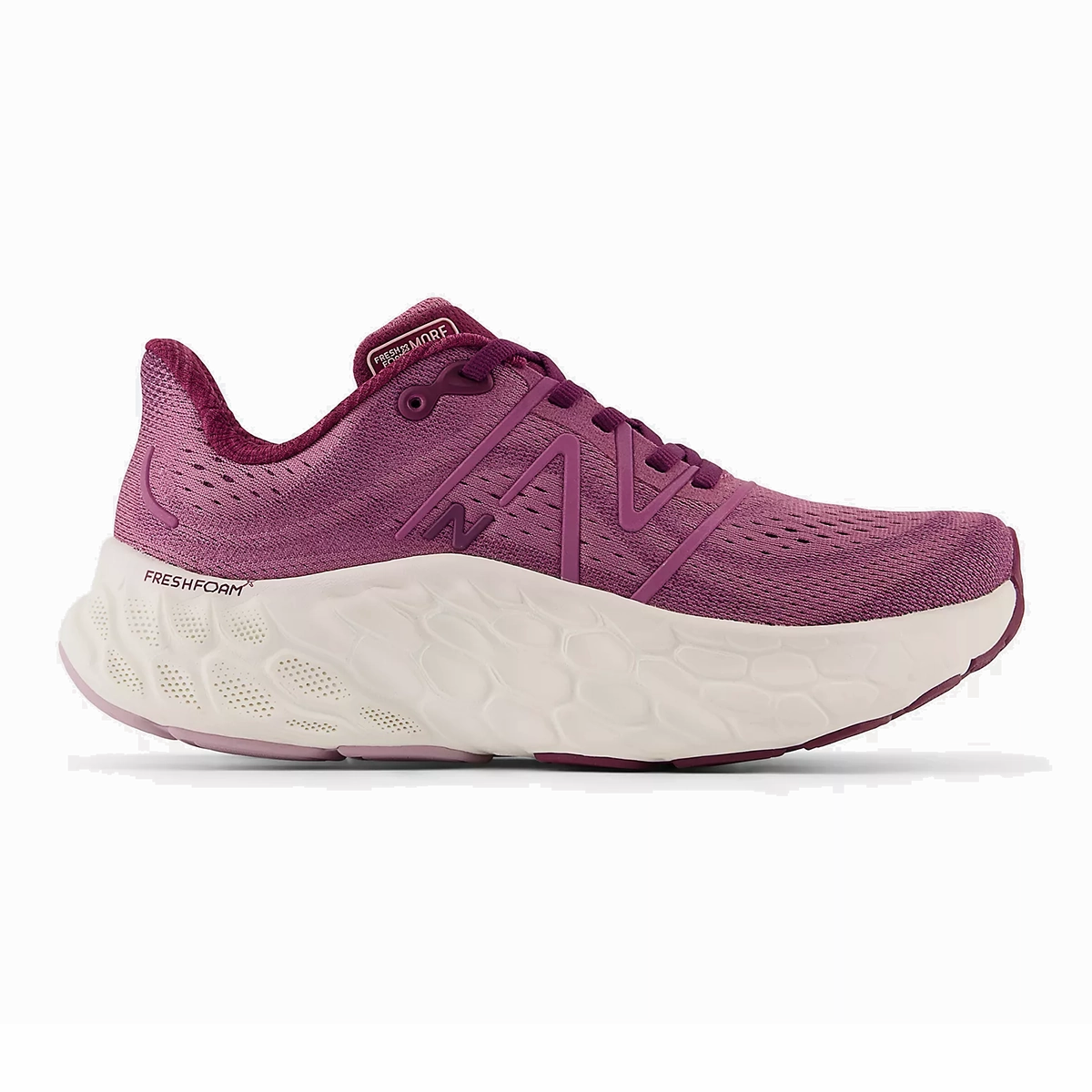 New Balance Fresh Foam X More V4 - Raisin - Dark Ember Intense Historic