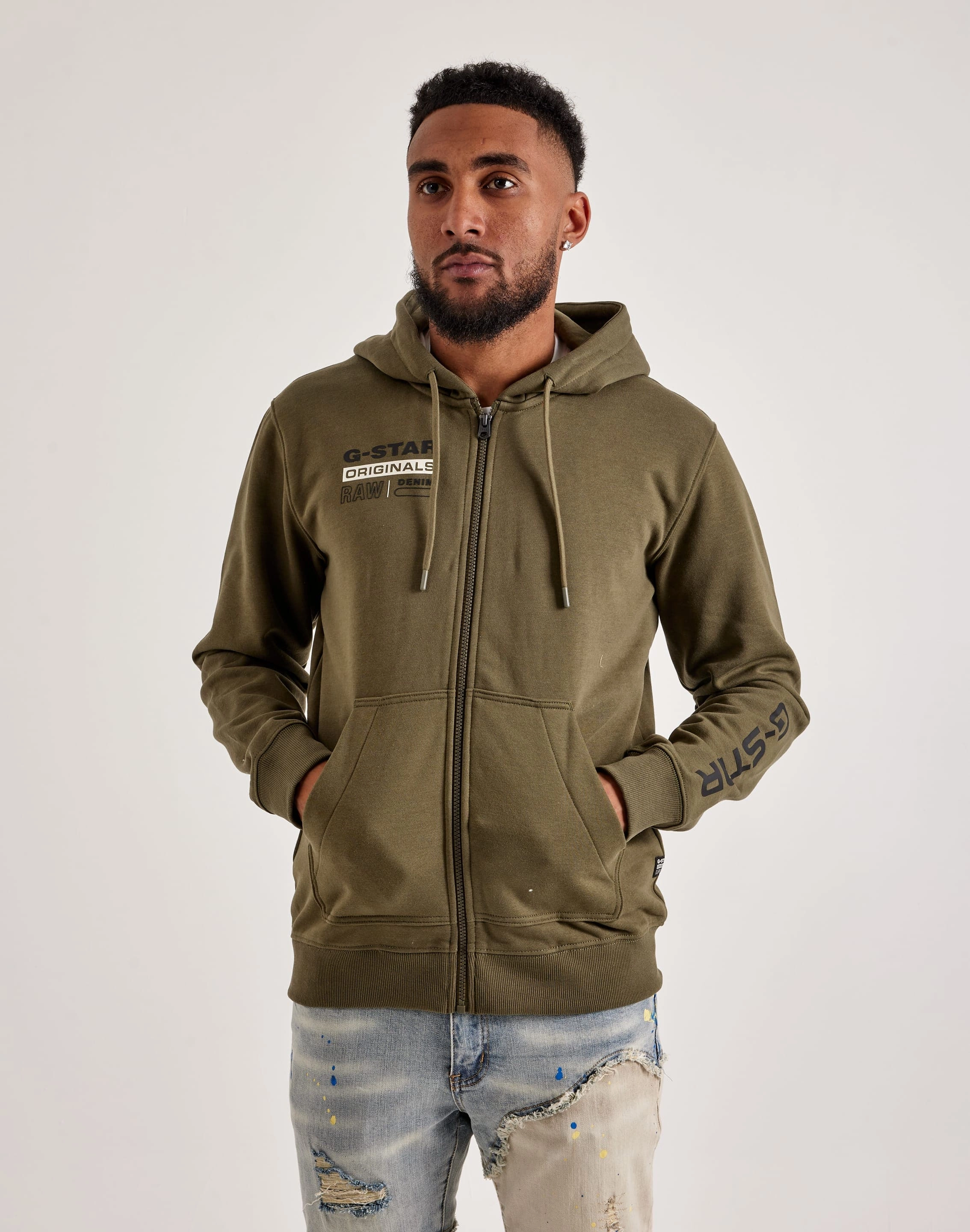 G-Star Originals Full-Zip Hoodie Outerwear options Fashionable goods