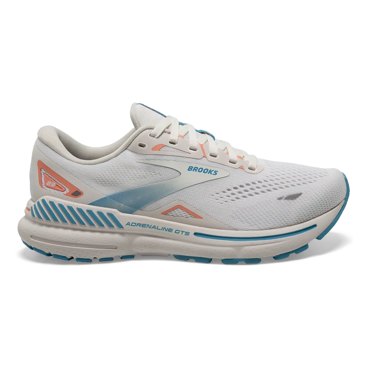 Brooks Adrenaline GTS 23 - Coconut - Papaya - Blue Tenacious Robust
