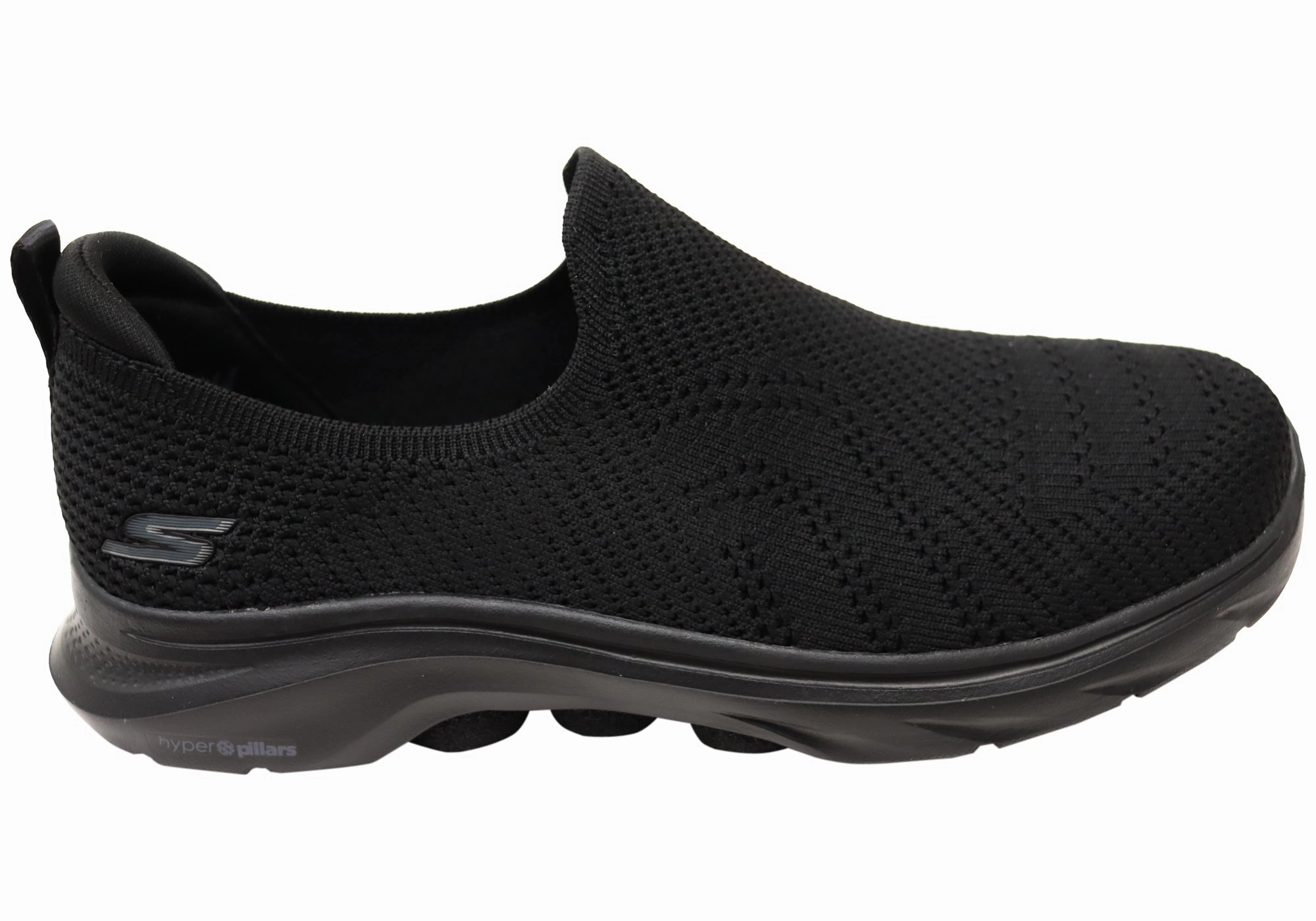 Gift Wrapping Skechers Womens GOwalk 7 Amina Comfortable Black Slip On Shoes Beauty Products