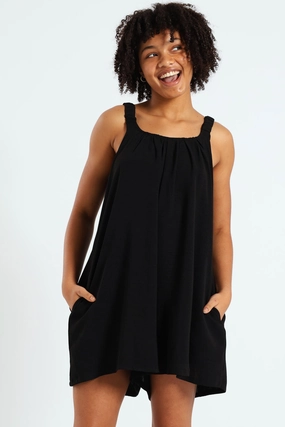 Girls Airflow Cotton Onesie - Black Fashion photography Business casual wear