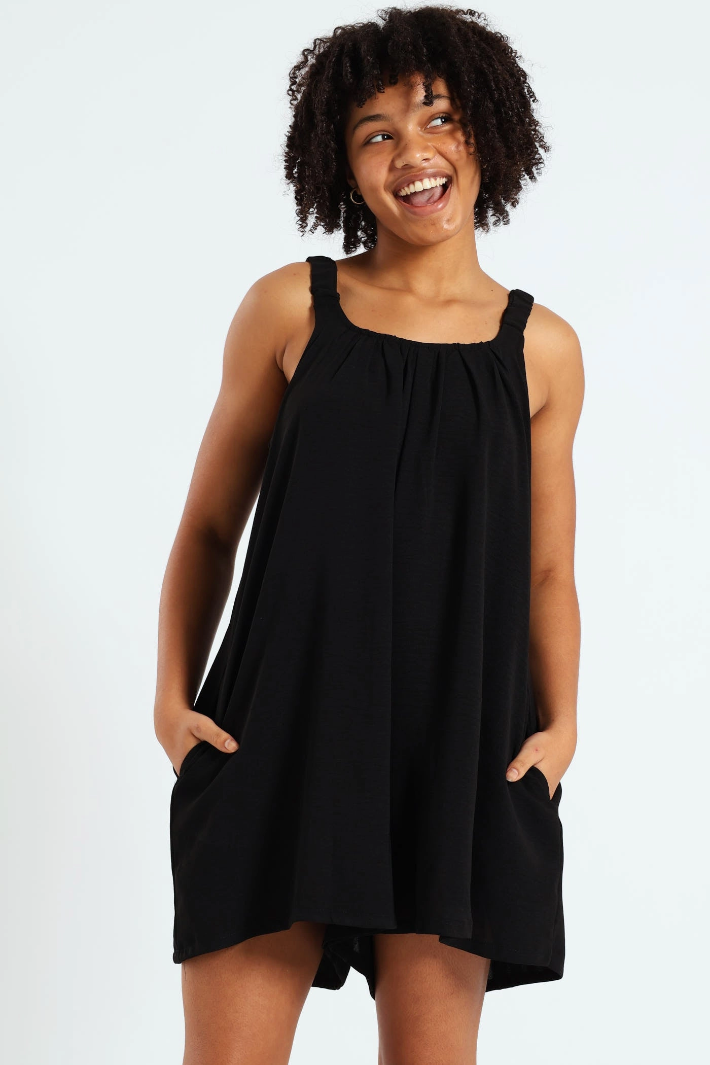 Girls Airflow Cotton Onesie - Black Sustainable fashion Nautical - themed fashion
