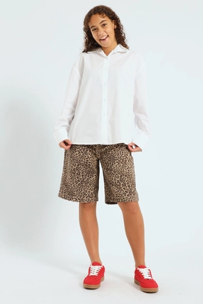 Girls Buttoned Woven Shirt - White Fashion trends Fashion advice