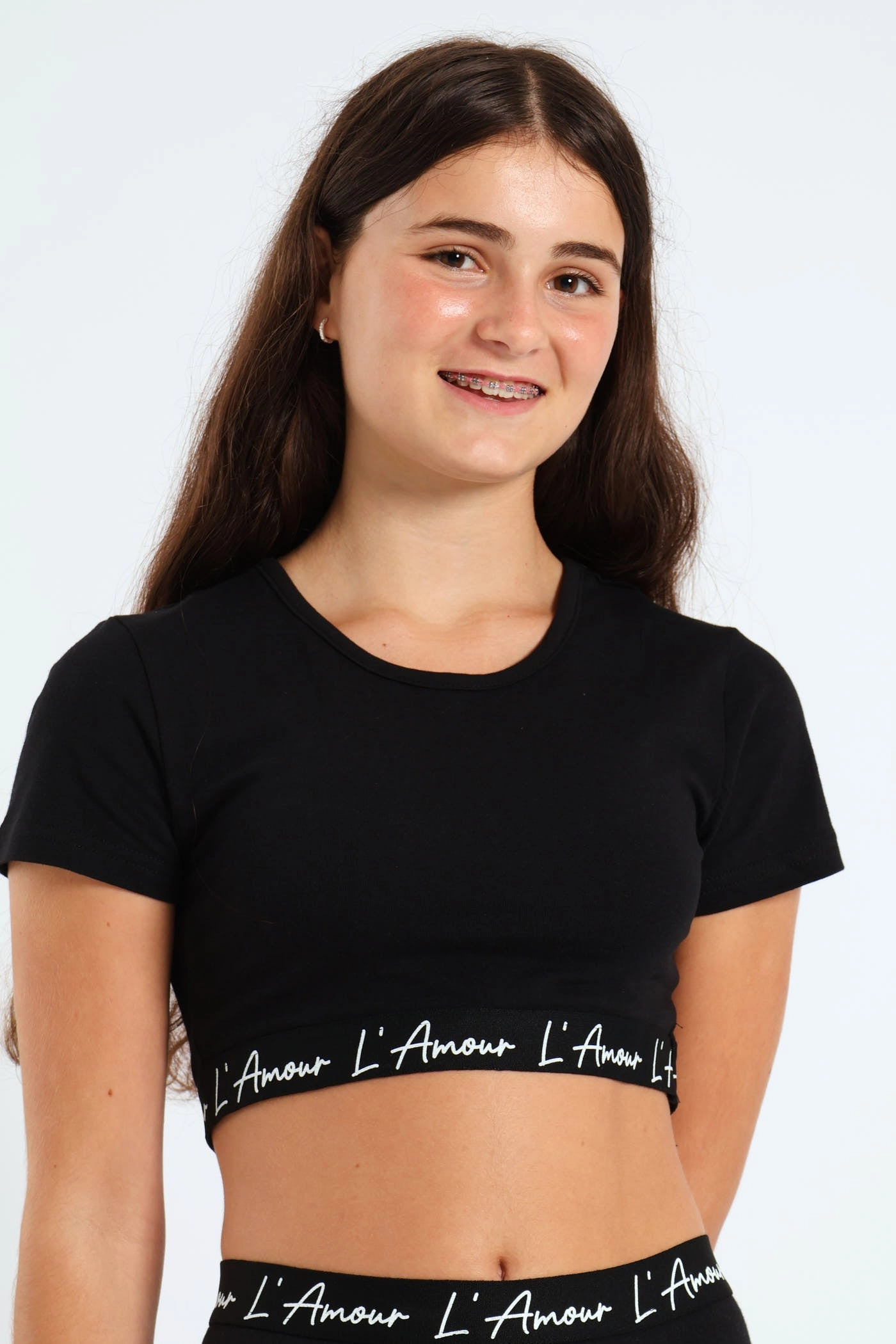 Girls Expo Elastic Top - Black