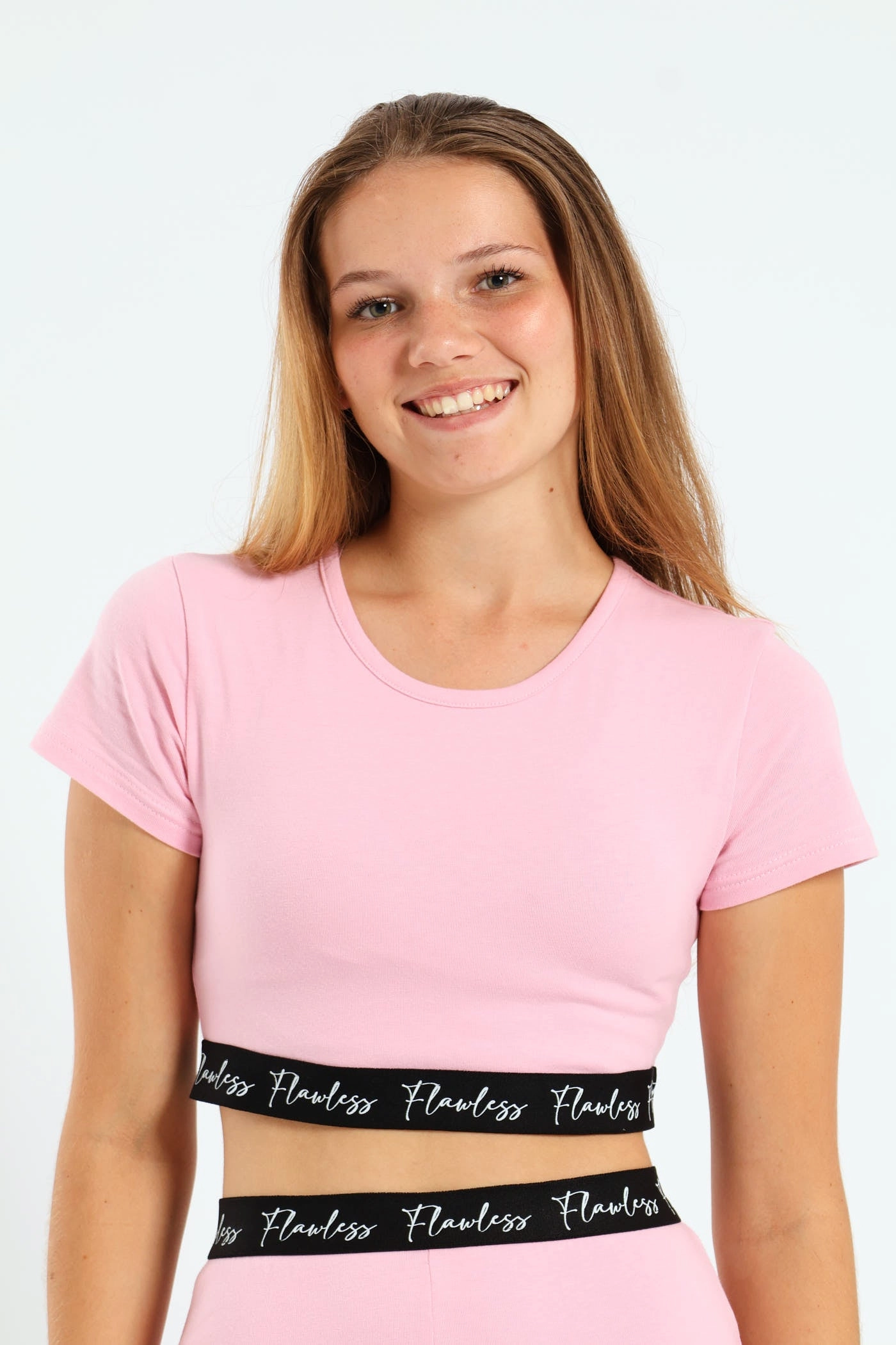 Girls Expo Elastic Top - Pink
