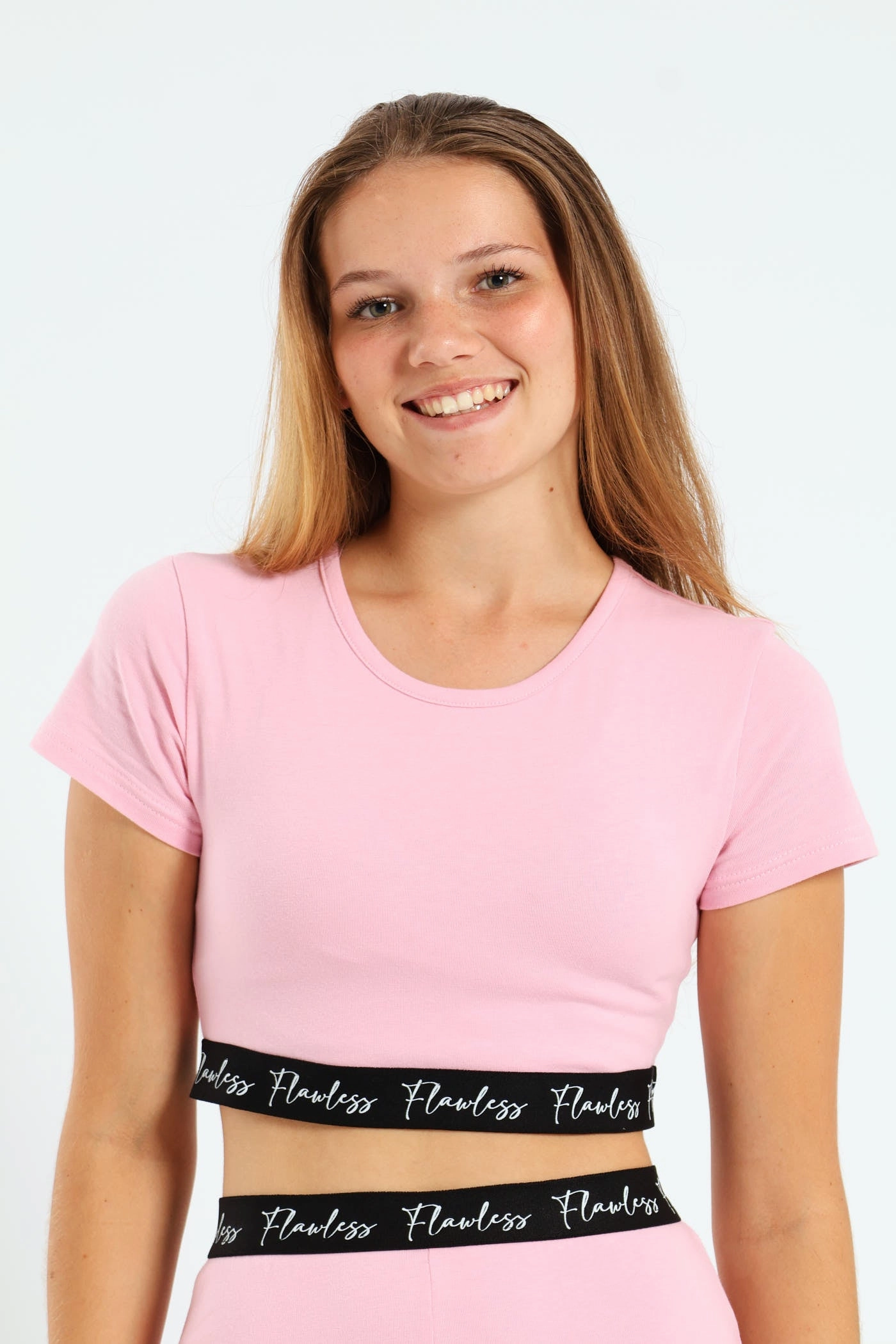 Girls Expo Elastic Top - Pink