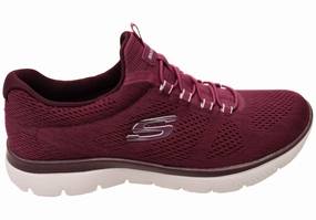 Gloves Skechers Womens Summits Fun Flair Memory Foam Slip On Shoes Nails